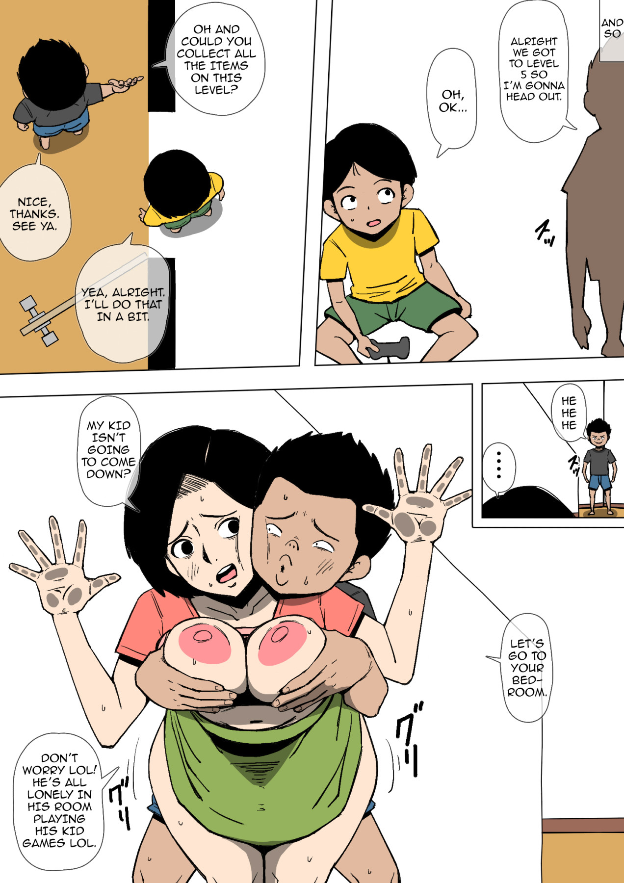 Hentai Manga Comic-Mom and the Playboy Classmate-Read-21